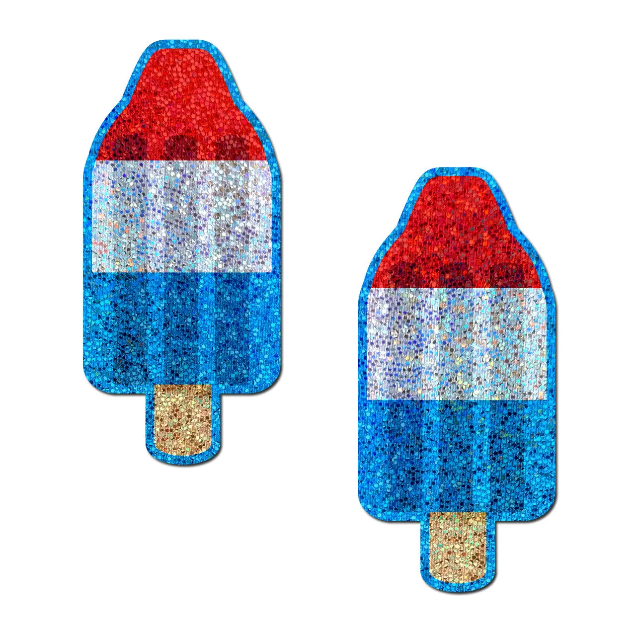 Pastease Premium Bomb Pop - Red/White/Blue O/S