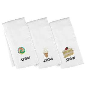 Personalized Emoji Burp Cloth - 3 Pack Sweet Like Sugar