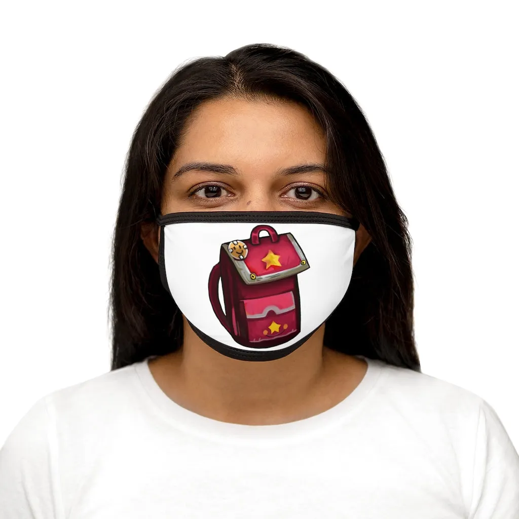 Pink Bag Mixed-Fabric Face Mask