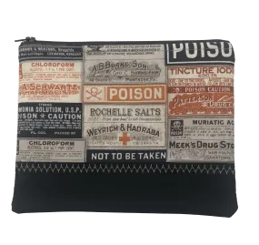 Poison Label Cosmetic Bag