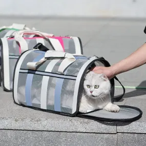 Portable Breathable Pet Carrier Bag for Small to Medium Dogs and Cats