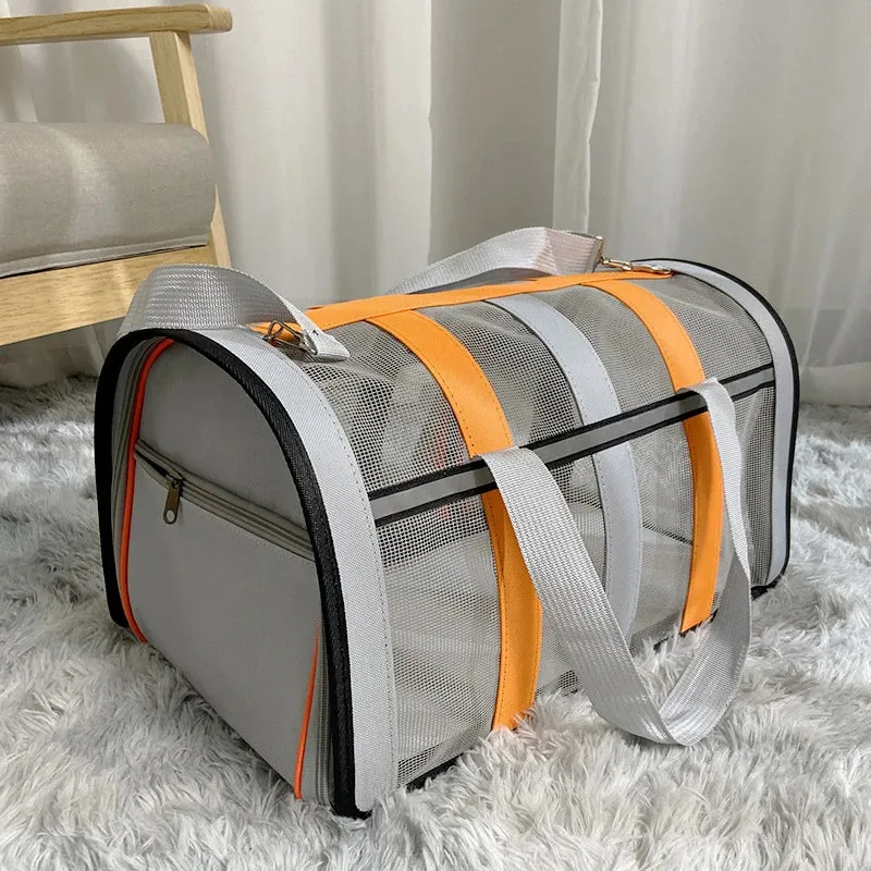 Portable Breathable Pet Carrier Bag for Small to Medium Dogs and Cats