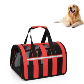 Portable Foldable Mesh Pet Carrier Bag for Outdoor Adventures