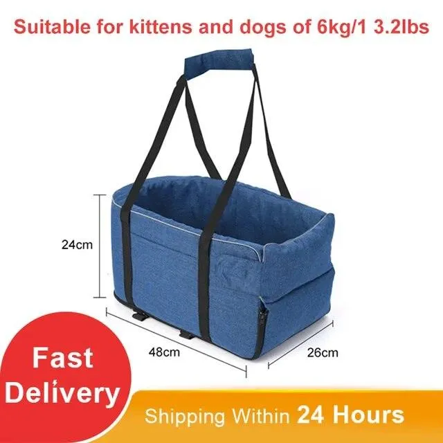 Portable Pet Car Seat Bed