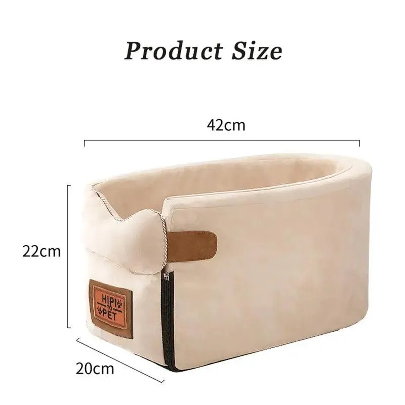 Portable Pet Car Seat Bed