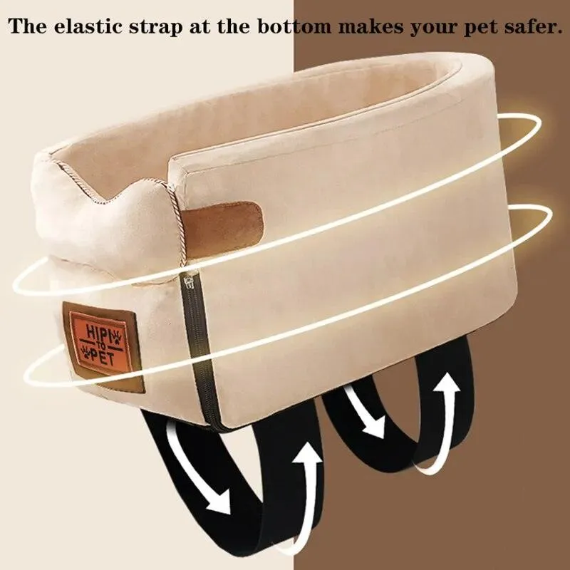 Portable Pet Car Seat Bed