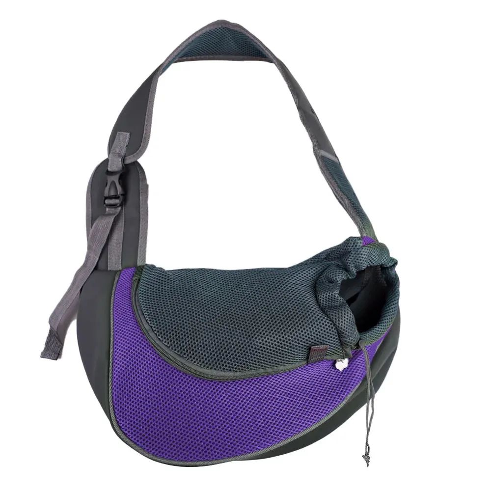 Portable Pet Dog Carrier – Breathable Outdoor Travel Crossbody Shoulder Bag for Cats & Small Dogs