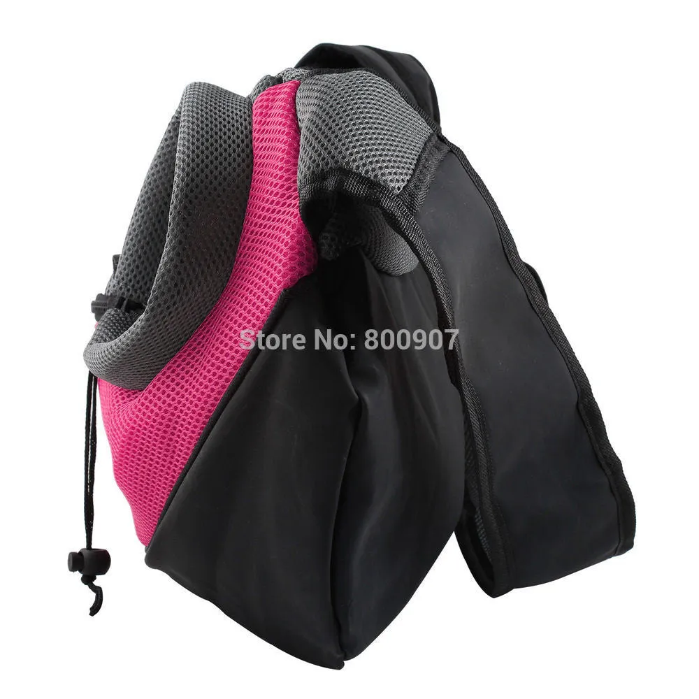 Puppy Small Animal Sling Front Carrier Mesh Comfort Travel Tote Shoulder Bag Pet Backpack