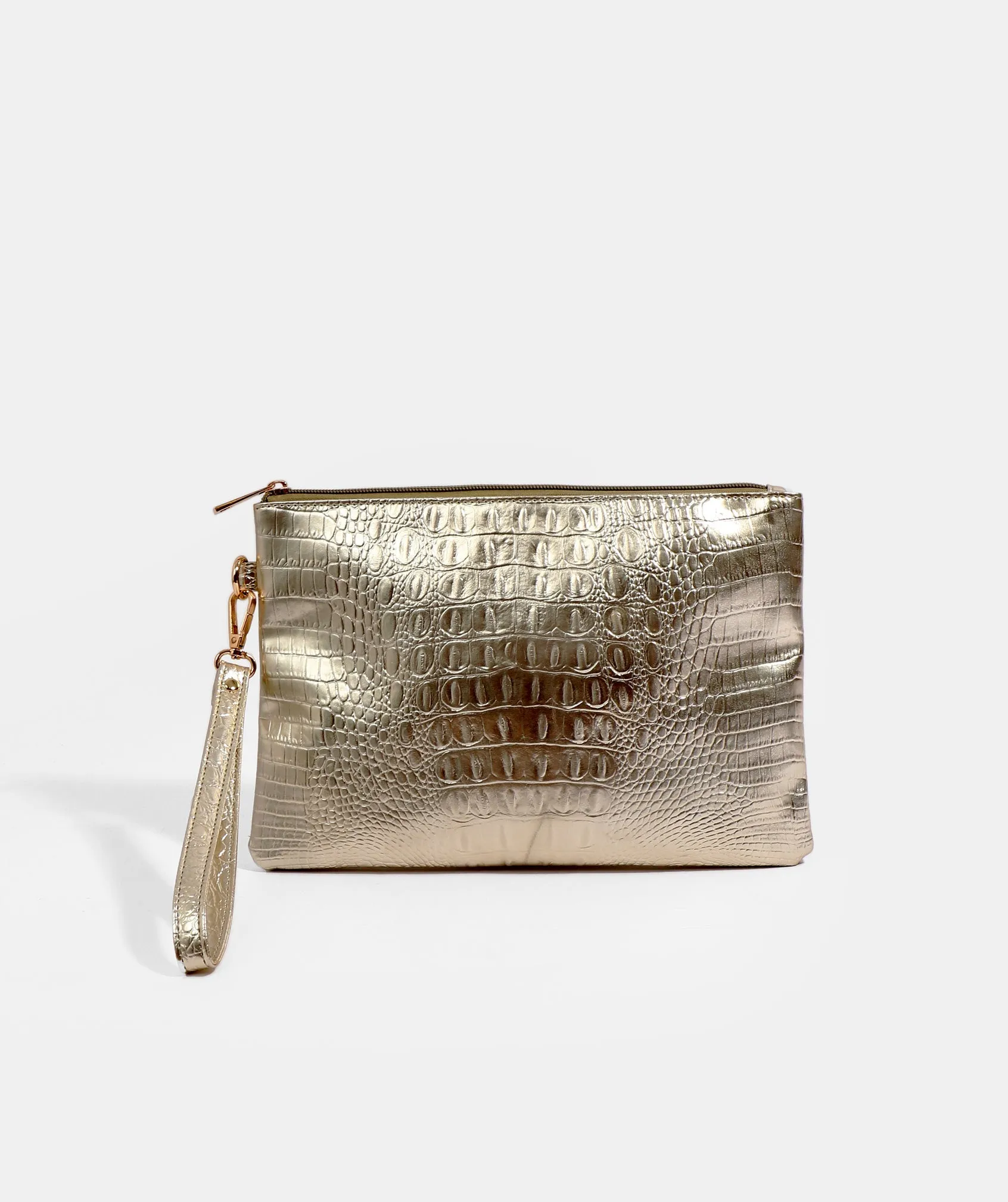 Reagan Clutch Bag - Gold