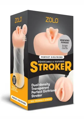 Realistic Perfect Girlfriend Squeezable and Textured Stroker