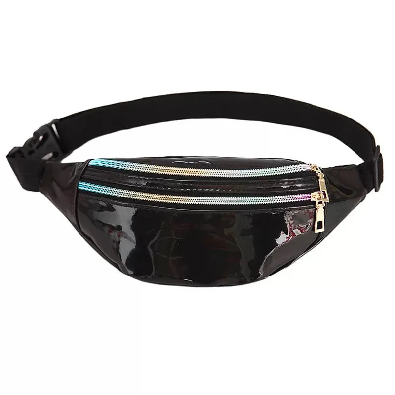 Reflective neon 80s retro Fanny pack belt bum bag