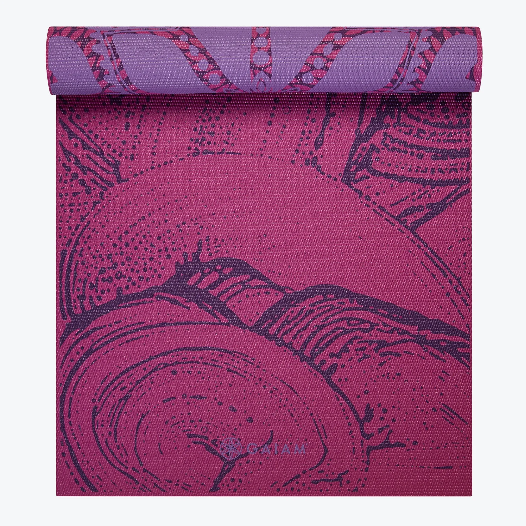 Reversible Lilac Aurora Yoga Mat (6mm)