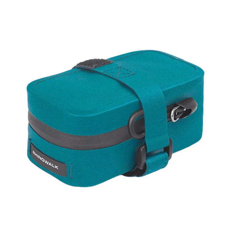 Rhinowalk RK5200 0.39L Bicycle Lightweight Waterproof Tail Bag Outdoor Cycling TPU Saddle Bag(Blue)