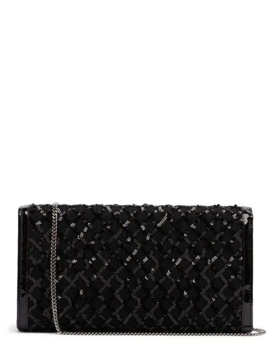 Roger Vivier   Envelope flower buckle clutch 