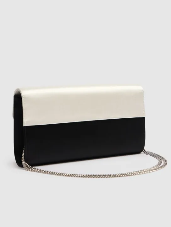 Roger Vivier   Envelope flower buckle clutch 