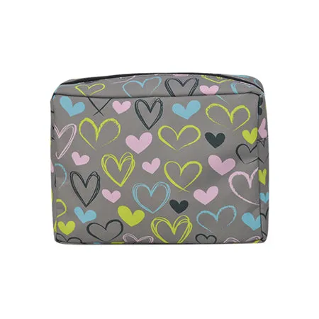 !SALE! Sweet Hearts NGIL Large Cosmetic Travel Pouch