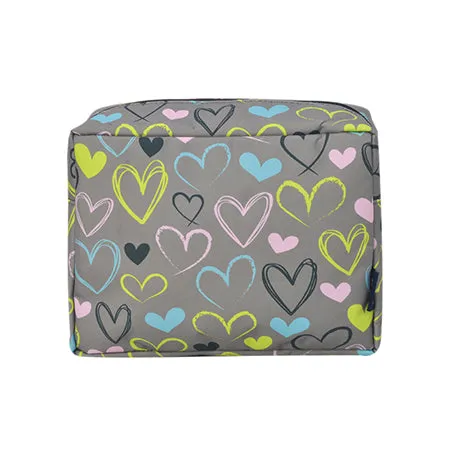 !SALE! Sweet Hearts NGIL Large Cosmetic Travel Pouch