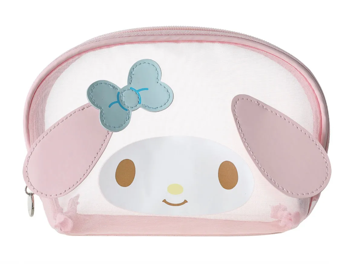 Sanrio My Melody Mesh Cosmetic Bag