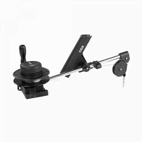 Scotty Depthmaster Compact Manual Downrigger With Rod Holder - Black