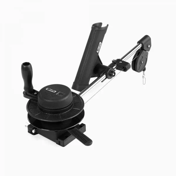 Scotty Depthmaster Compact Manual Downrigger With Rod Holder - Black