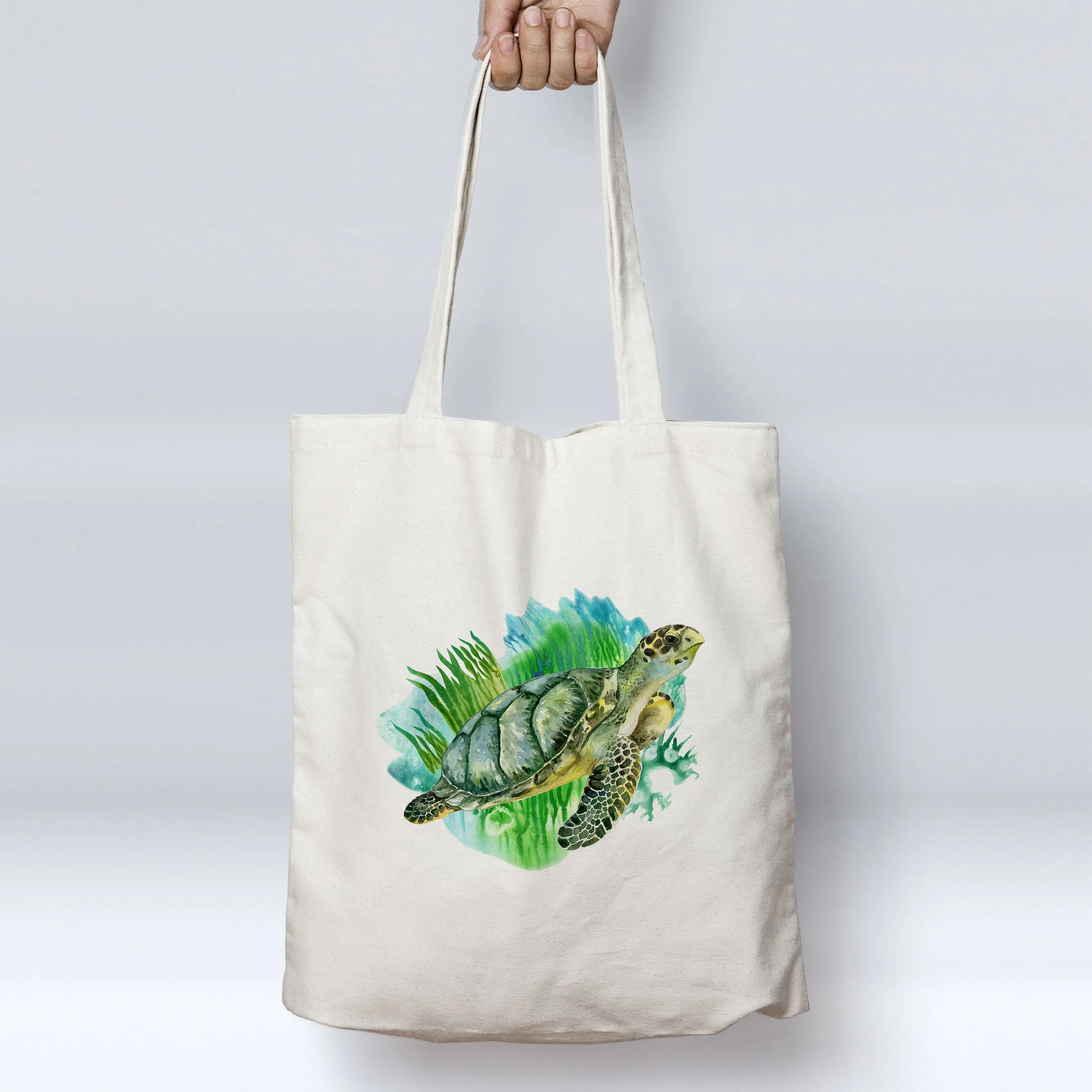 Sea Turtle Greens Beach Tote