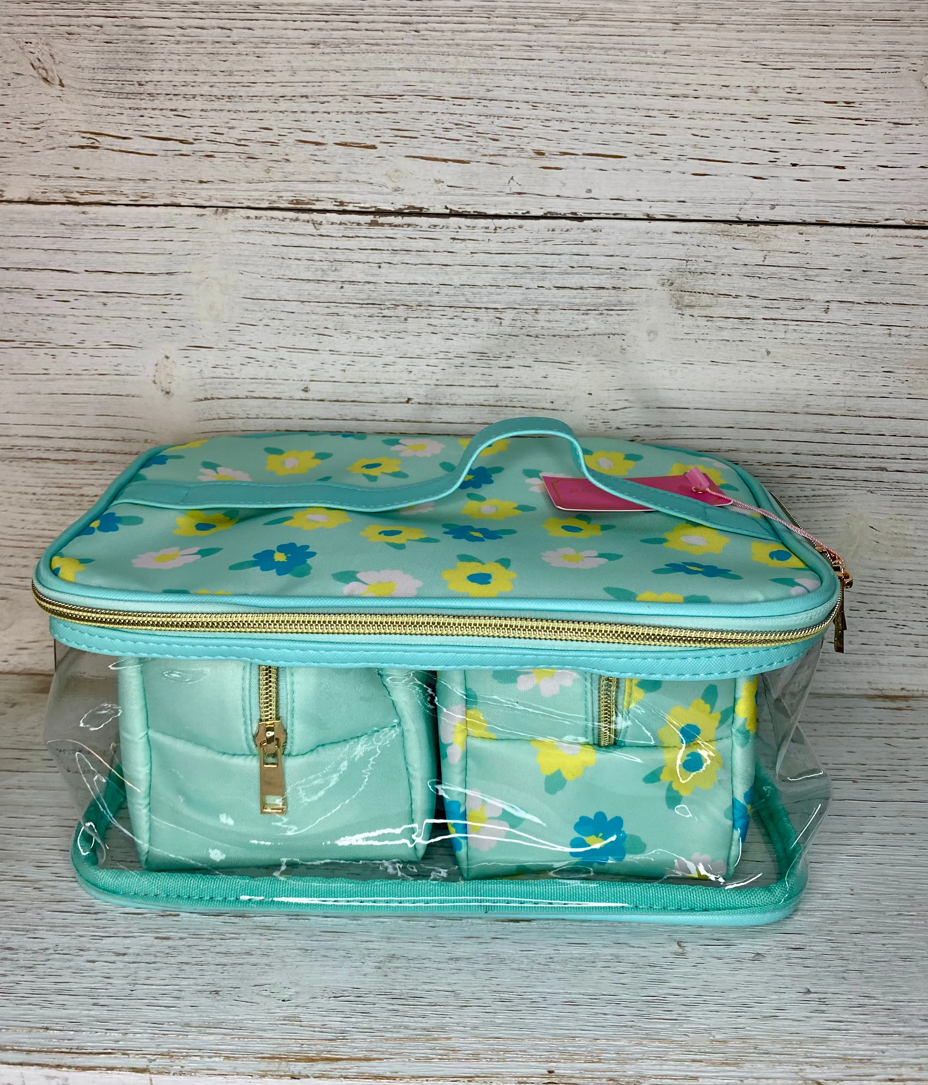 Simply Southern Cosmetic Travel Bag Set in Floral