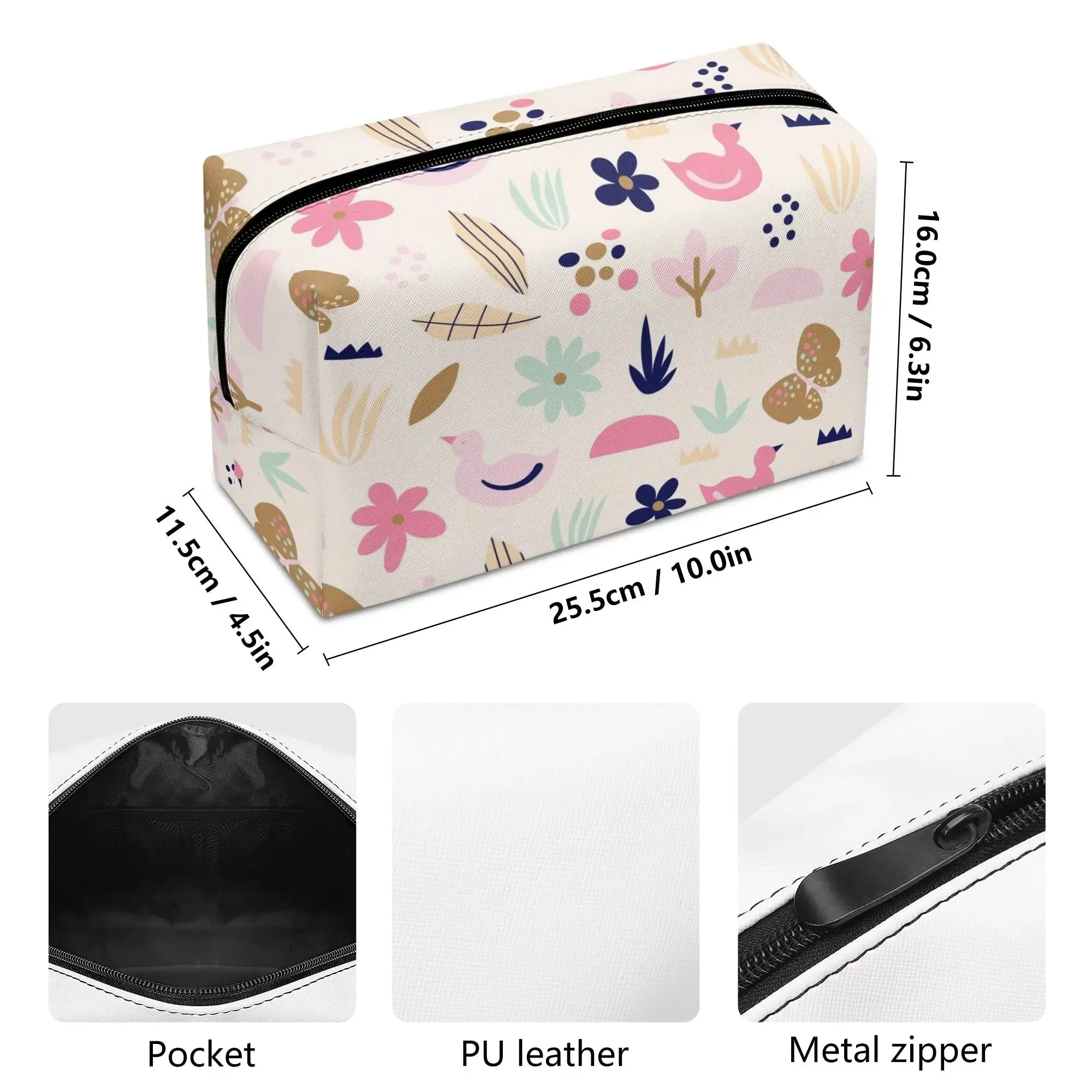 Small Carton PU Cosmetic Bag