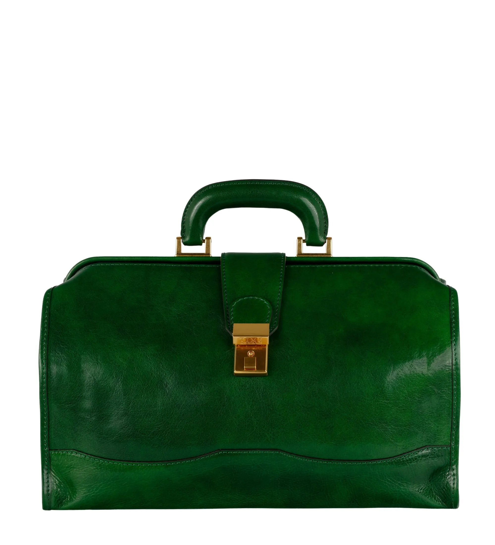 Small Full Grain Italian Leather Doctor Bag - David Copperfield