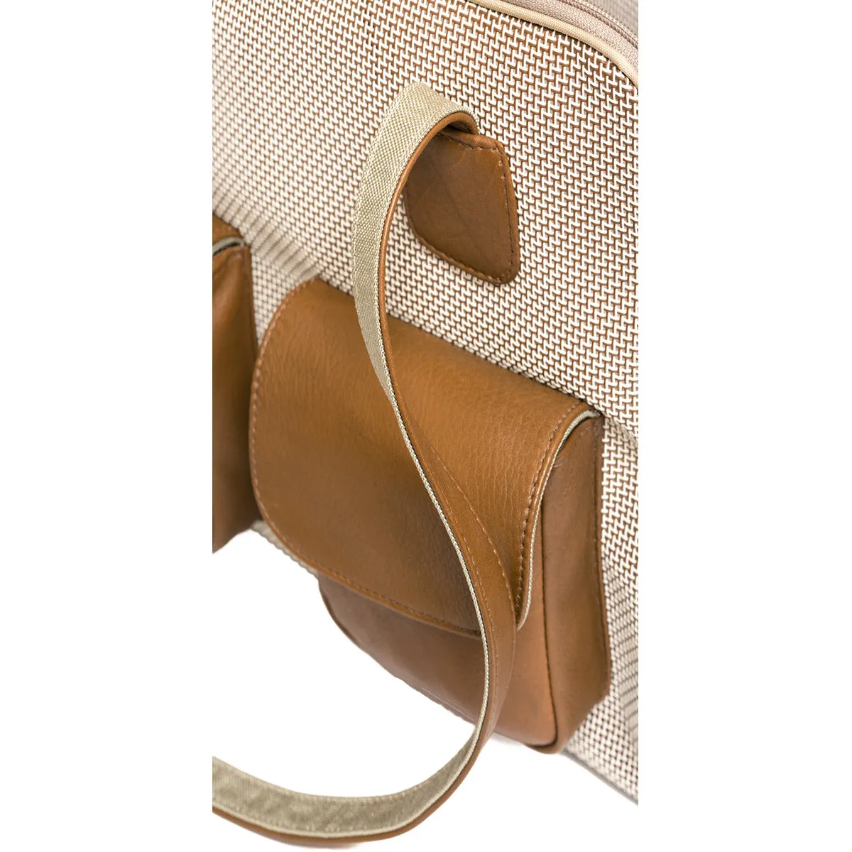 Spring/Summer - All Mesh Spring/Summer - Beige/Tan all Mesh - "See Through" - Leather Trim