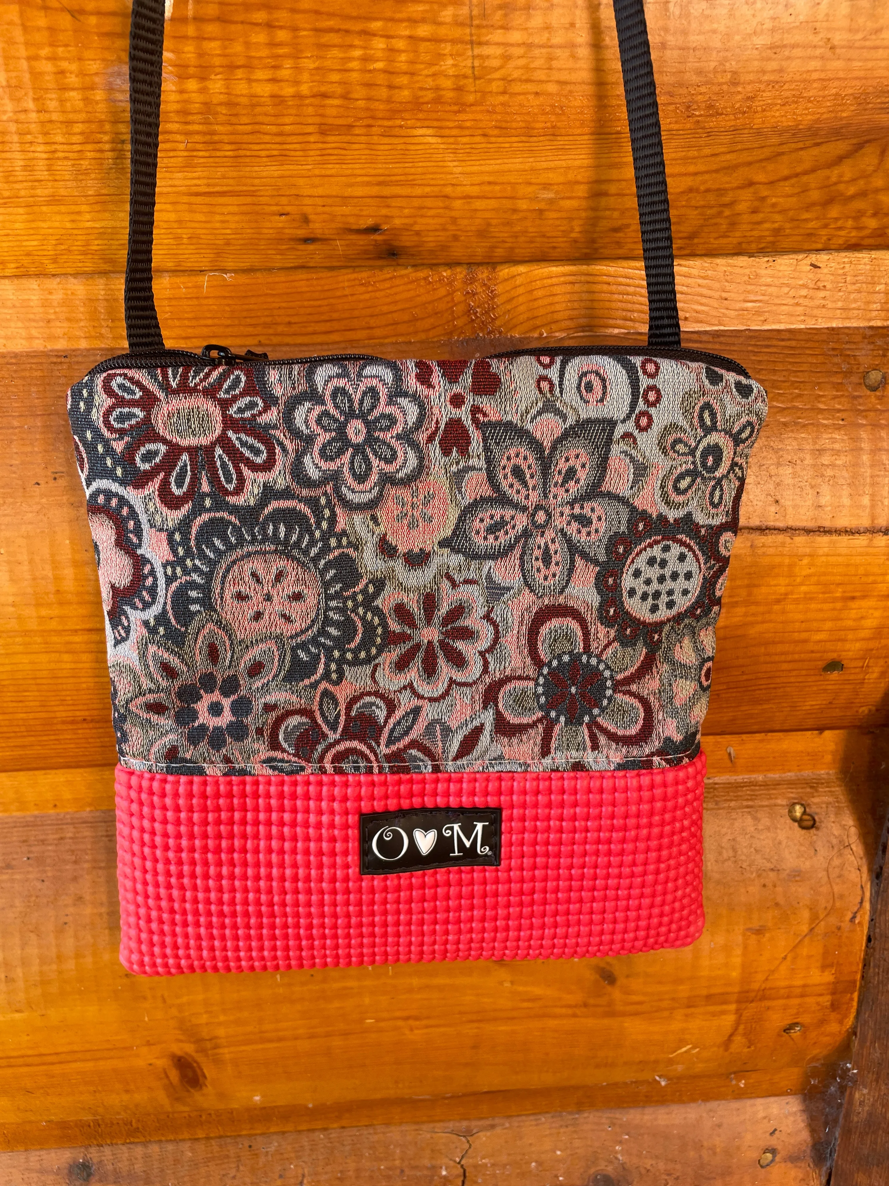 Stella Red Crossbody- Floral Print