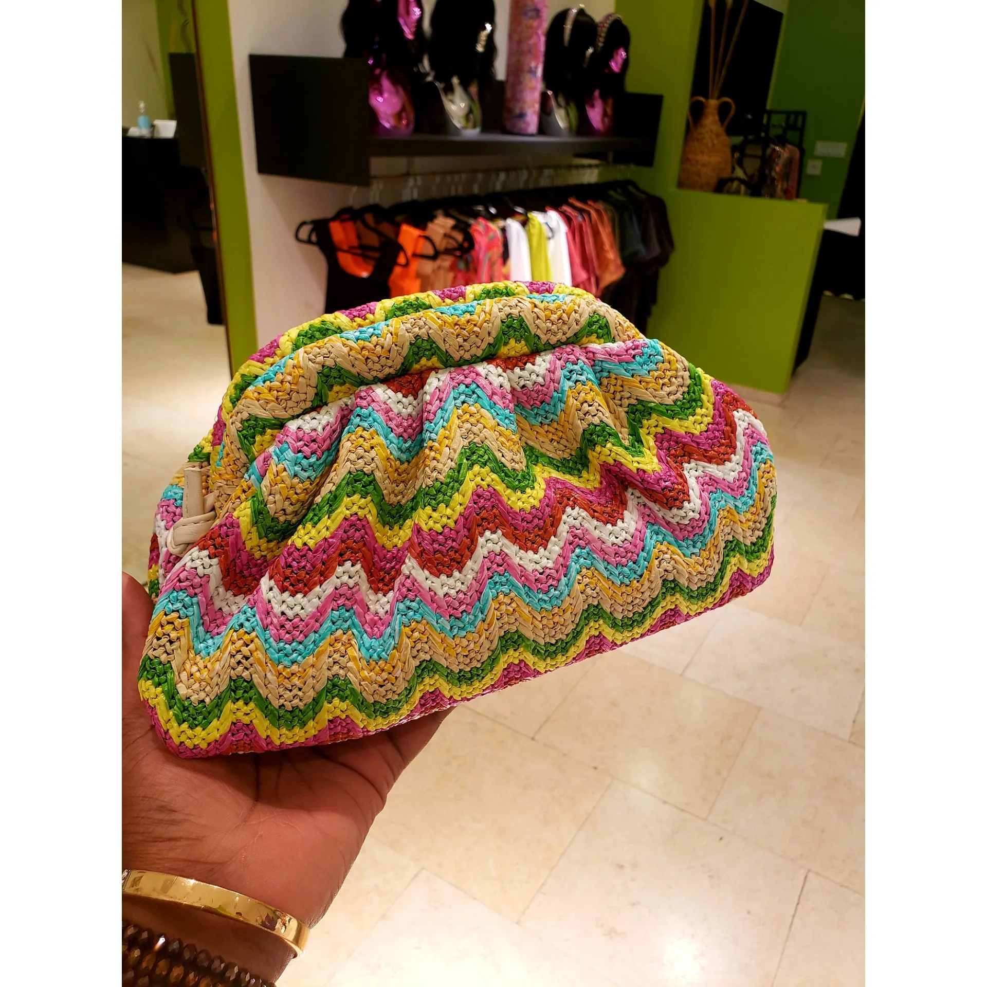 Straw Dumpling Bag