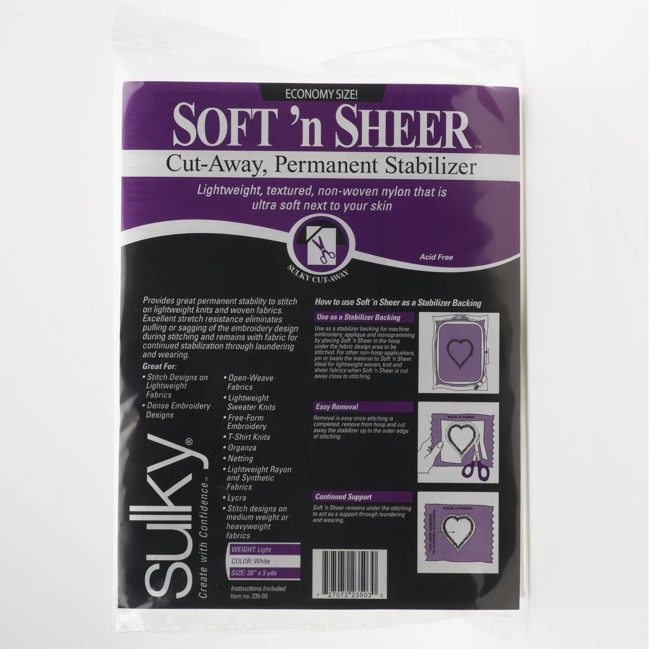 Sulky Soft 'n Sheer Stabilizer