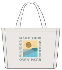 Sunrise Organic Cotton Tote Bag - Off White