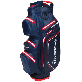 TaylorMade Storm-Dry Waterproof Cart Bag - Navy/Red