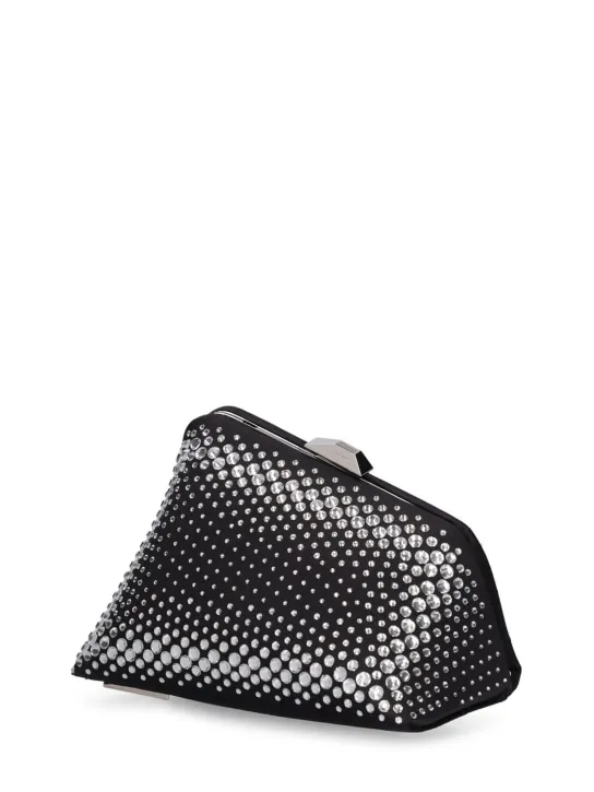 The Attico   Midnight crystal clutch 