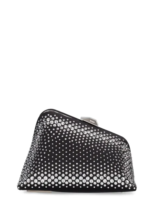 The Attico   Midnight crystal clutch 