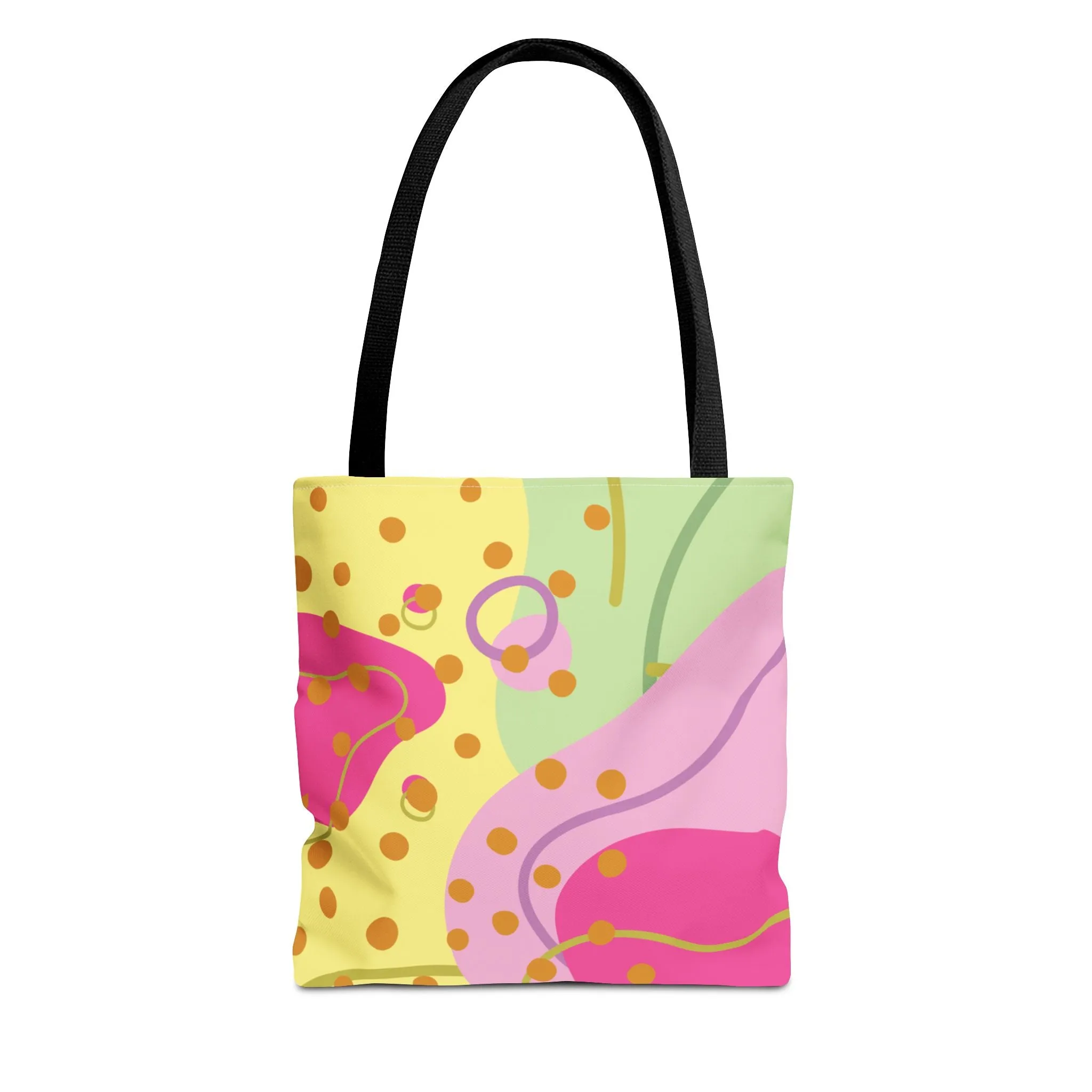 Tote Bag - Fun and Vibrant Digital Abstract Design