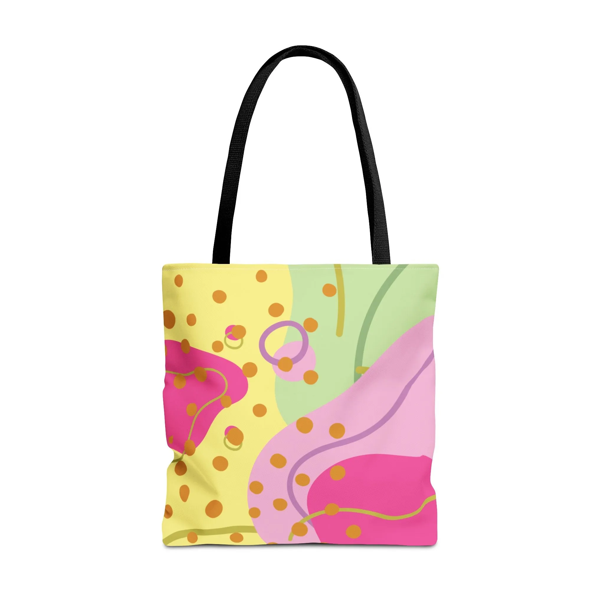 Tote Bag - Fun and Vibrant Digital Abstract Design