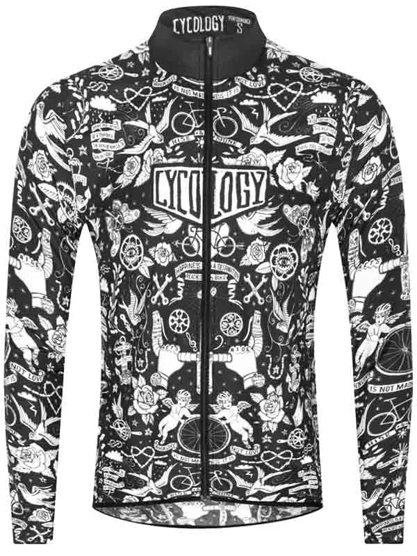 Velo Tattoo Men's Lightweight Windproof Cycling Jacket