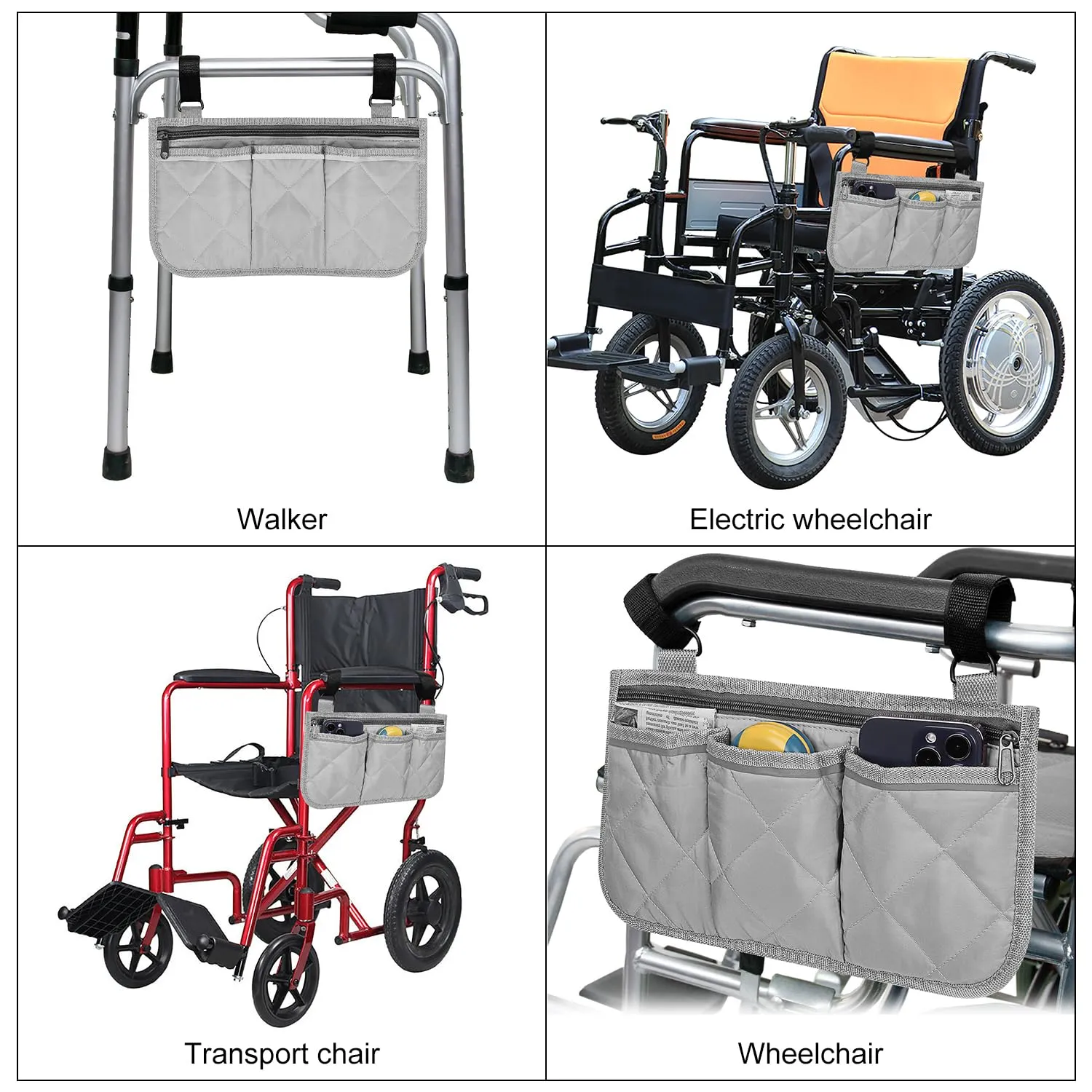 Waterproof Wheelchair Side Bag