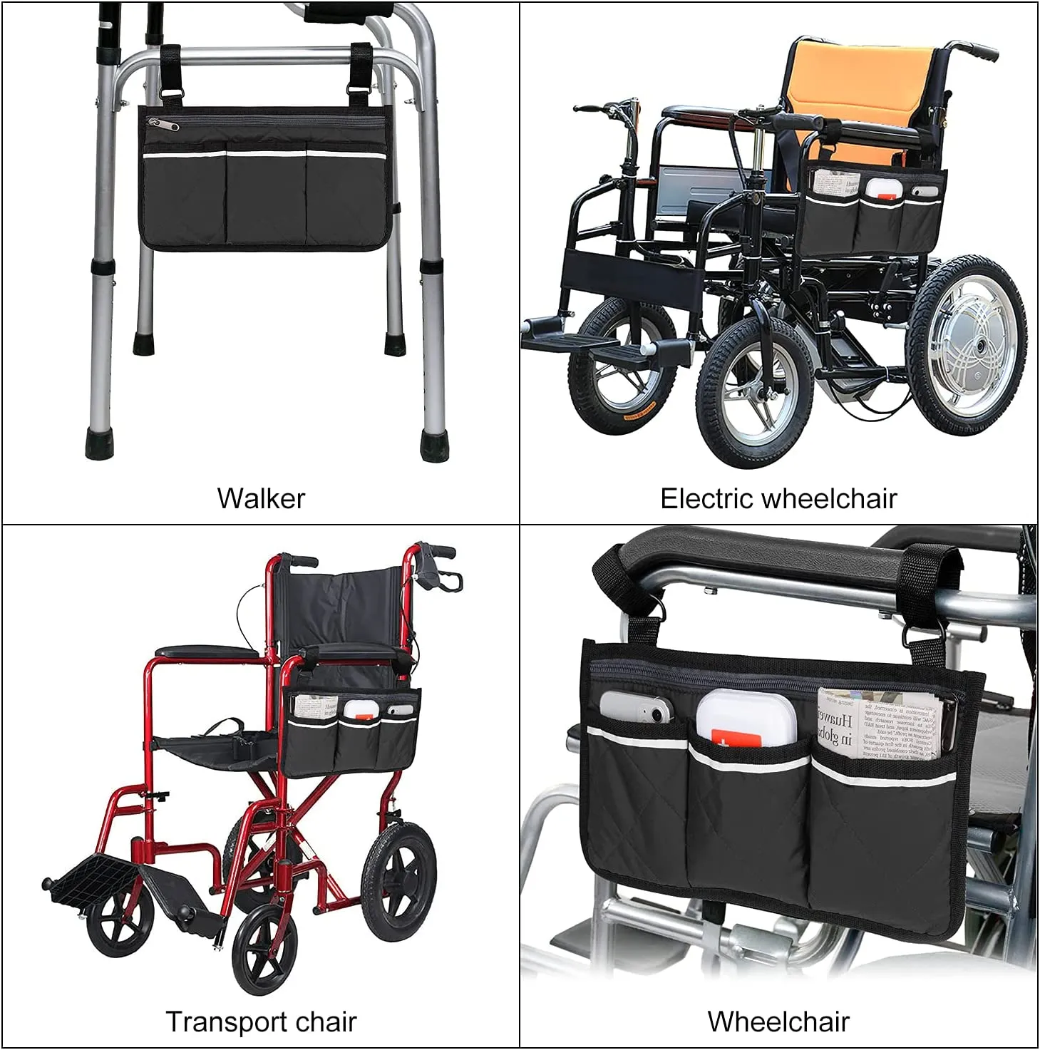 Waterproof Wheelchair Side Bag