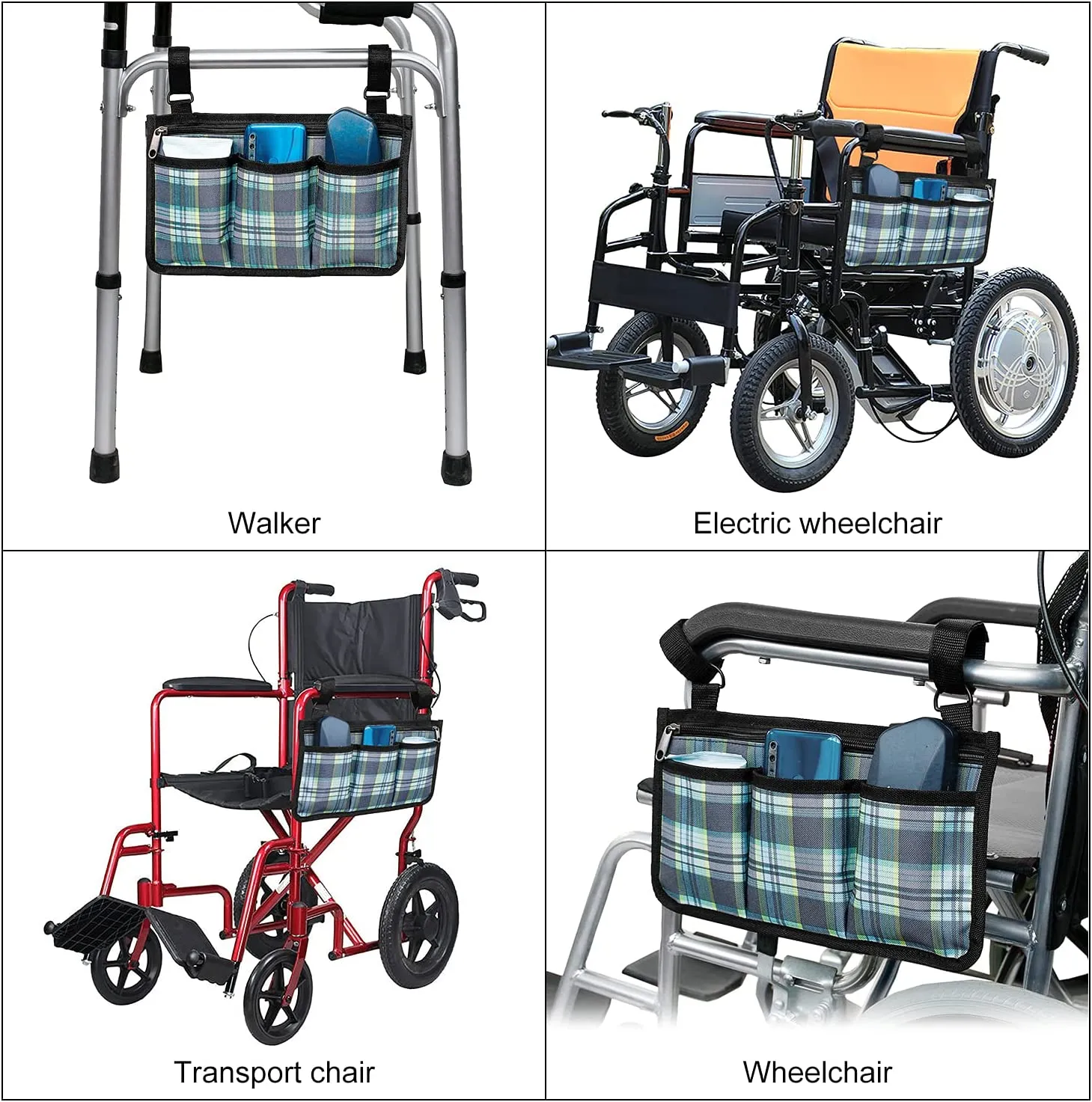 Waterproof Wheelchair Side Bag