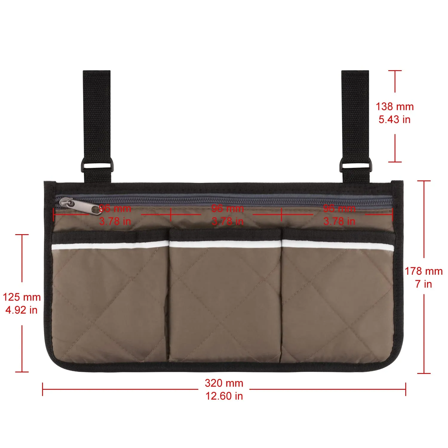 Waterproof Wheelchair Side Bag