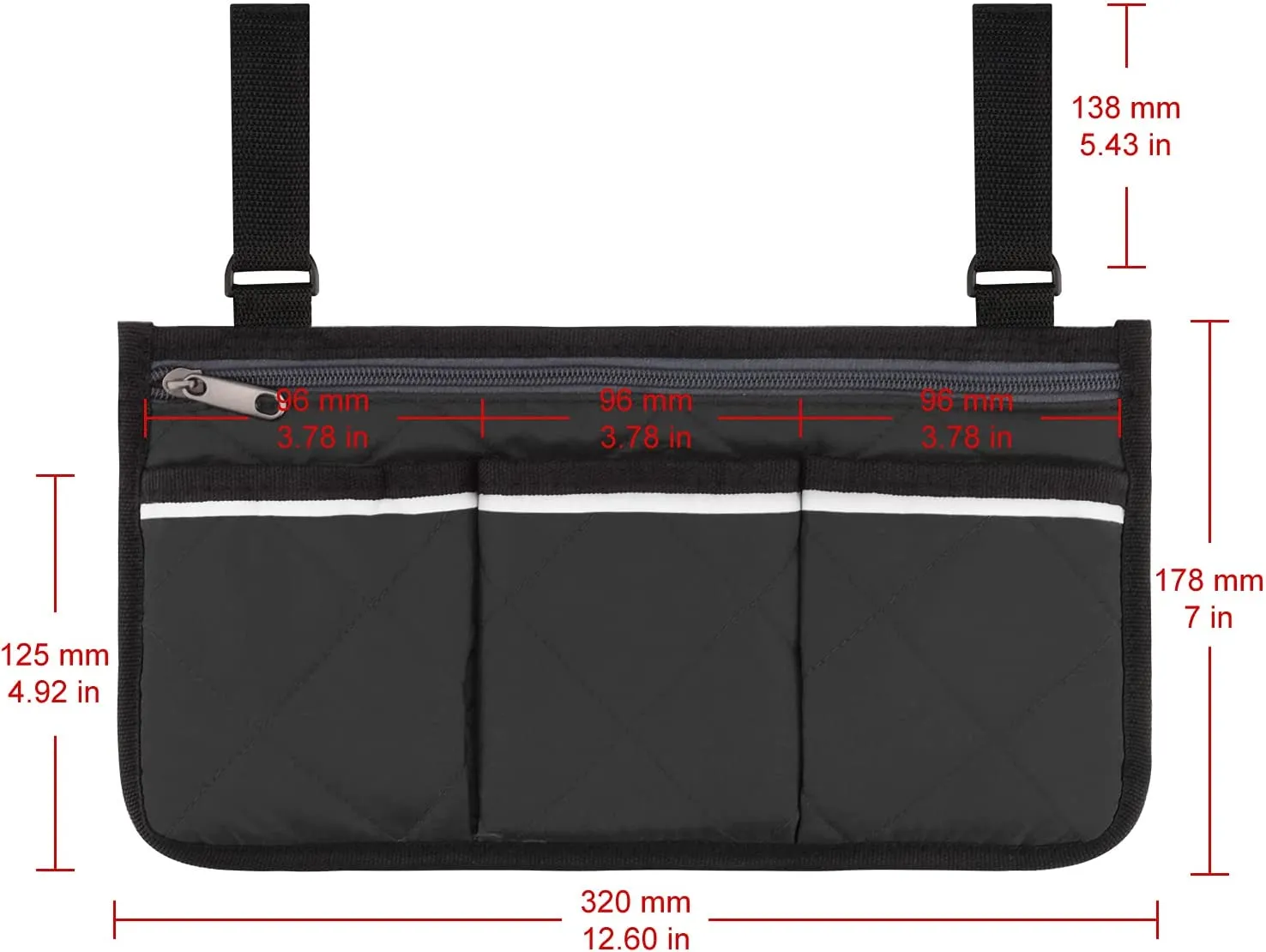 Waterproof Wheelchair Side Bag