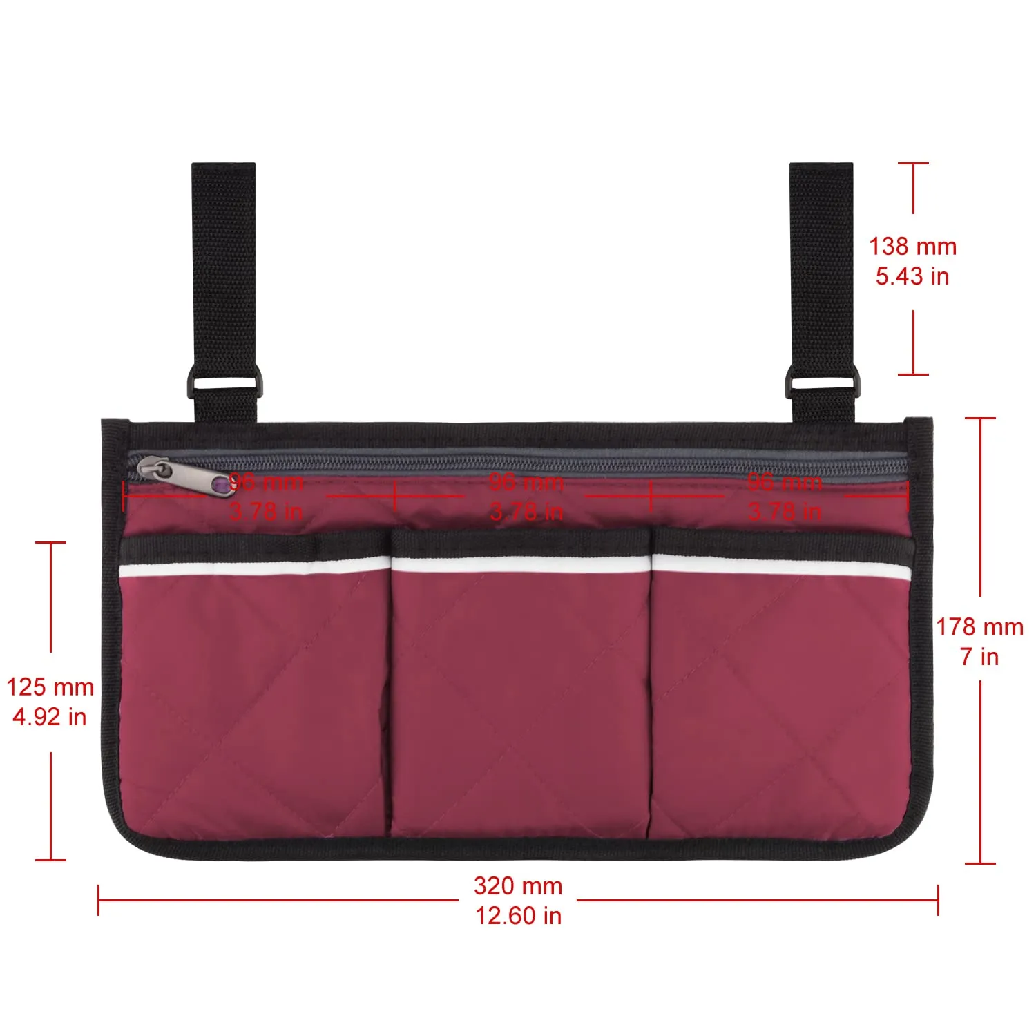 Waterproof Wheelchair Side Bag