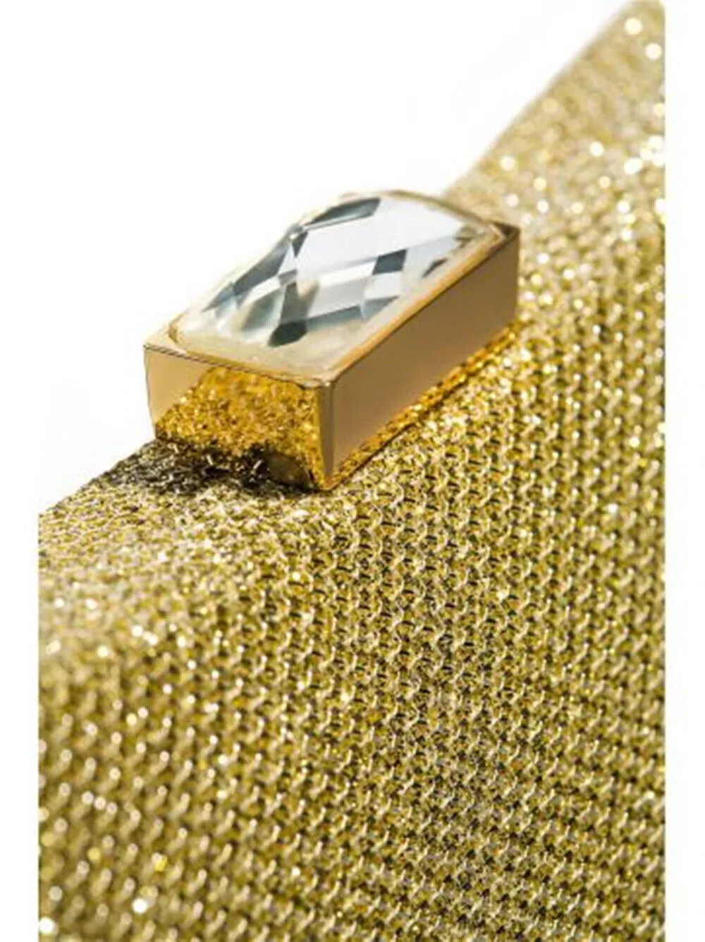 Women Clutch Purse Hard Case Shiny Evening Bag Glitter Handbag With Chain Strap