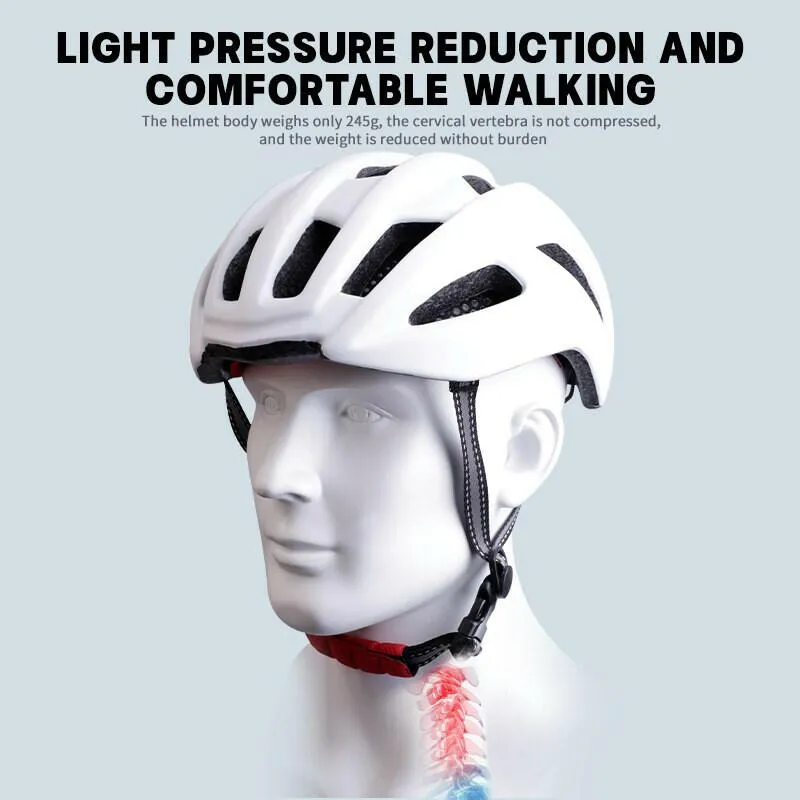 X-Tiger Bicycle Helmet Outdoor Sport Ultralight LED Light Cycling Safety Helmet Intergrally-molded Mountain Road Bike MTB Helmet