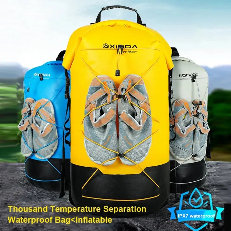 XINDA XD-BAG19 IPX7 Waterproof Outdoor Stream Tracing Backpack Diving Bag, Color: Yellow-16L