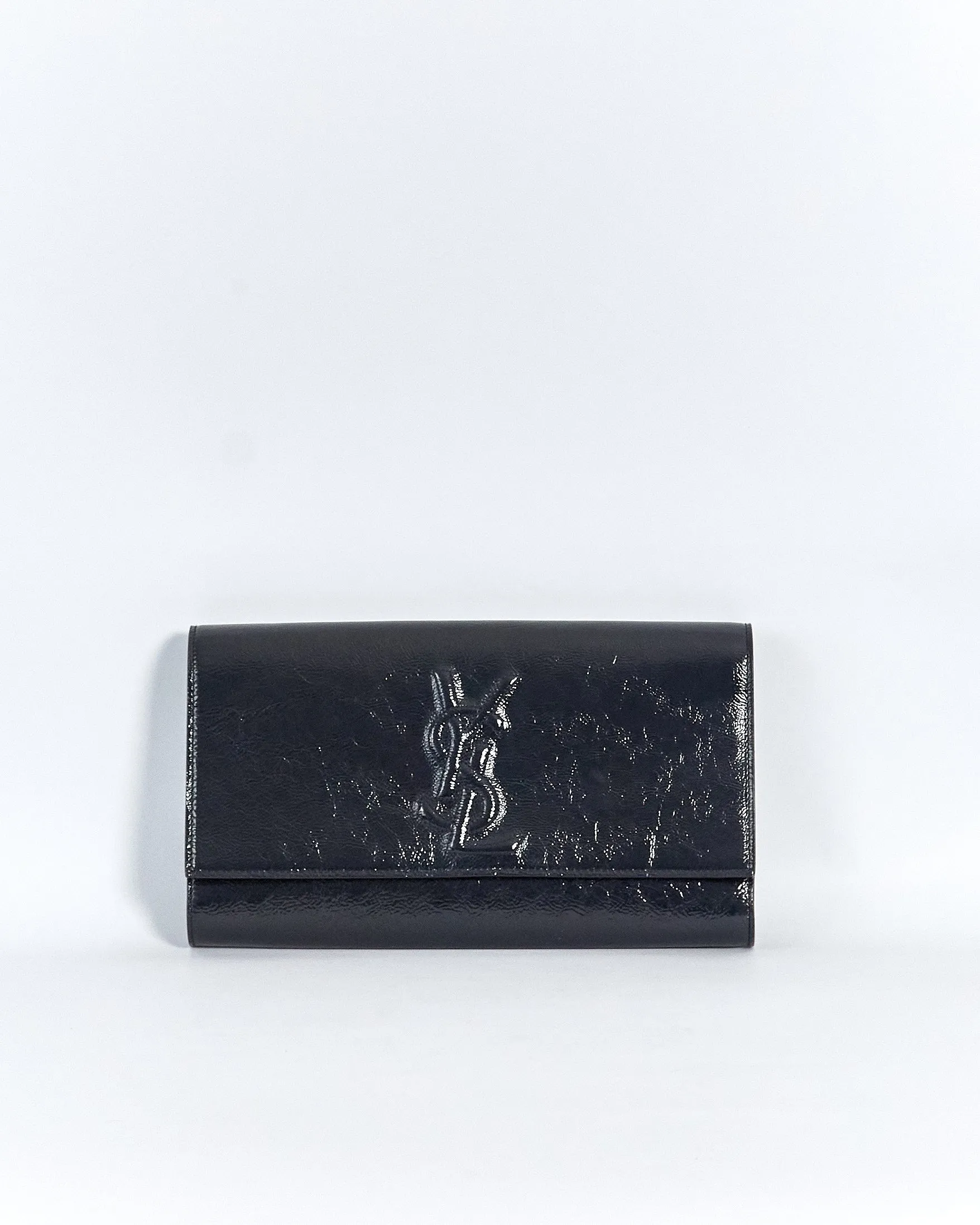 Yves Saint Laurent 'belle du jour' clutch bag, midnight blue